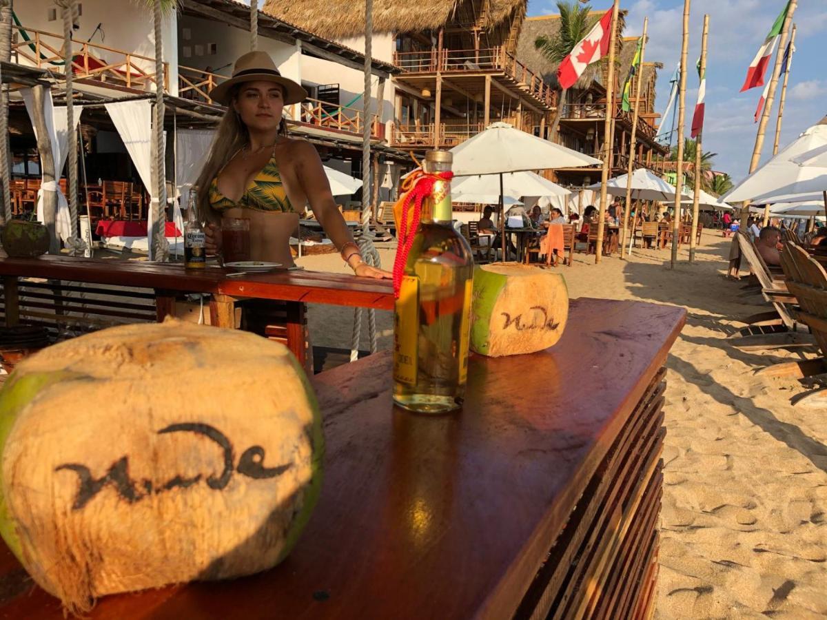 Hotel Nude Zipolite & Beach Club Экстерьер фото